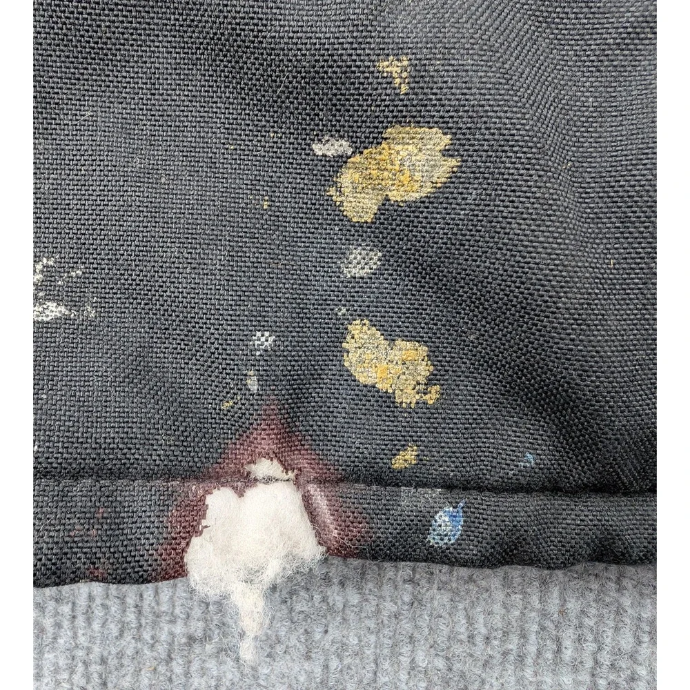Carhartt Canvas Jacket Men XL Tall C55 USA Made Grunge Thrashed Work Wear Arctic